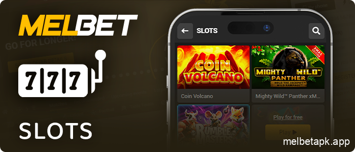 Play Online Slots with Melbet App