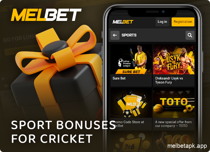 Cricket Sports Betting Bonus at Melbet