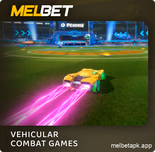 Betting on car games on the Melbet app