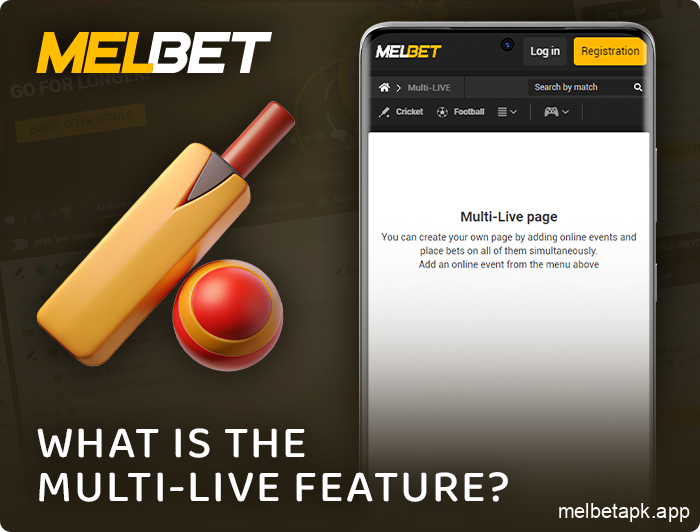 Multi-live function in the Melbet app - information