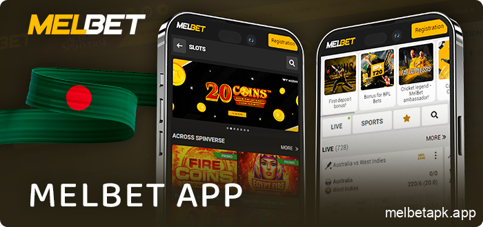 Melbet app for Bangladesh users